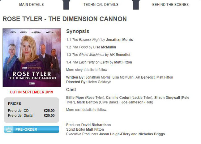Big Finish website